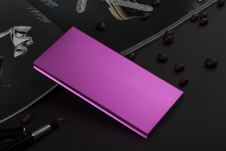 移动电源-金属拉丝\/喷砂超薄充电宝大容量超薄聚合物移动电源10000毫安批发-移