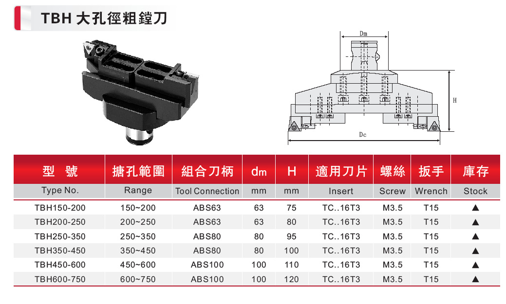 批发tbh大孔径粗镗刀数控铣床加工中心cnc数控刀具