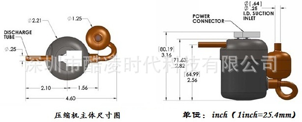 压缩机尺寸