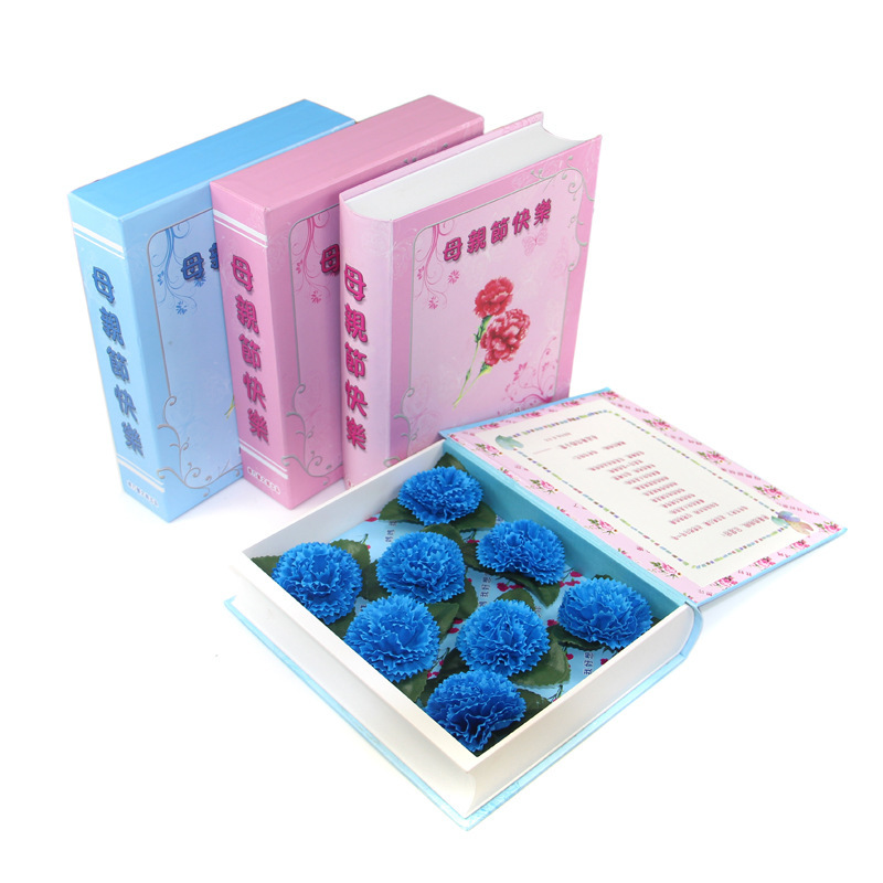 母亲节礼物 <em>送女友</em>浪漫<em>书</em>8朵康乃馨 老婆闺蜜