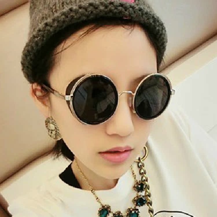 范冰冰 圆形太阳镜 墨镜