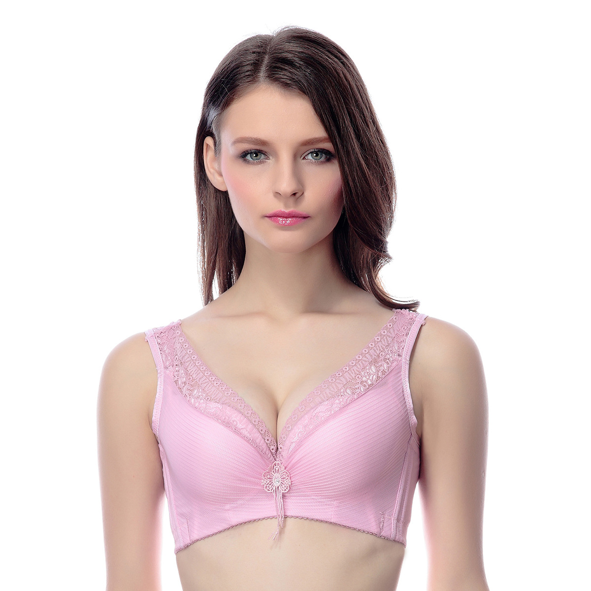 夏季新款<em>美背</em>简约<em>胸罩</em>调整型<em>文胸聚拢</em>背心内衣