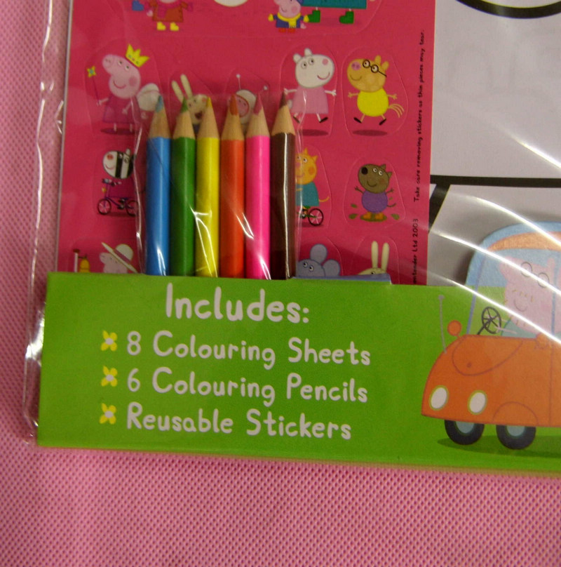 发采购纸质工艺品-peppa pig <em>粉红猪小妹贴纸</em> 