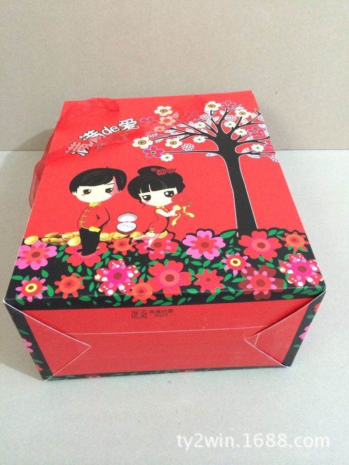 【批发供应 喜糖礼盒 糖盒子 结婚喜糖袋 糖果盒