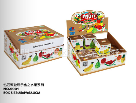 积木-振丰9901水果系列\/6款24盒装-积木尽在阿