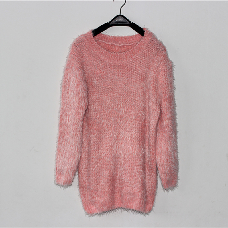 <em>批发</em> 秋冬新款女装 <em>韩版</em>马海毛<em>毛衣</em> <em>宽松</em>打底衫