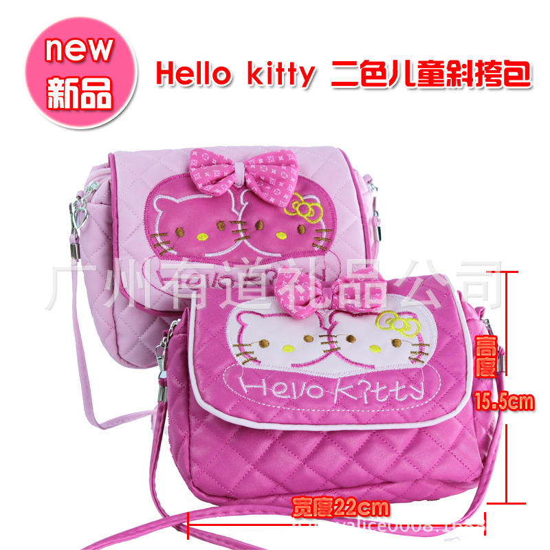 批發hello kitty兒童單肩斜挎包 韓版女生休閒包包 幼兒園小包工廠,批發,進口,代購