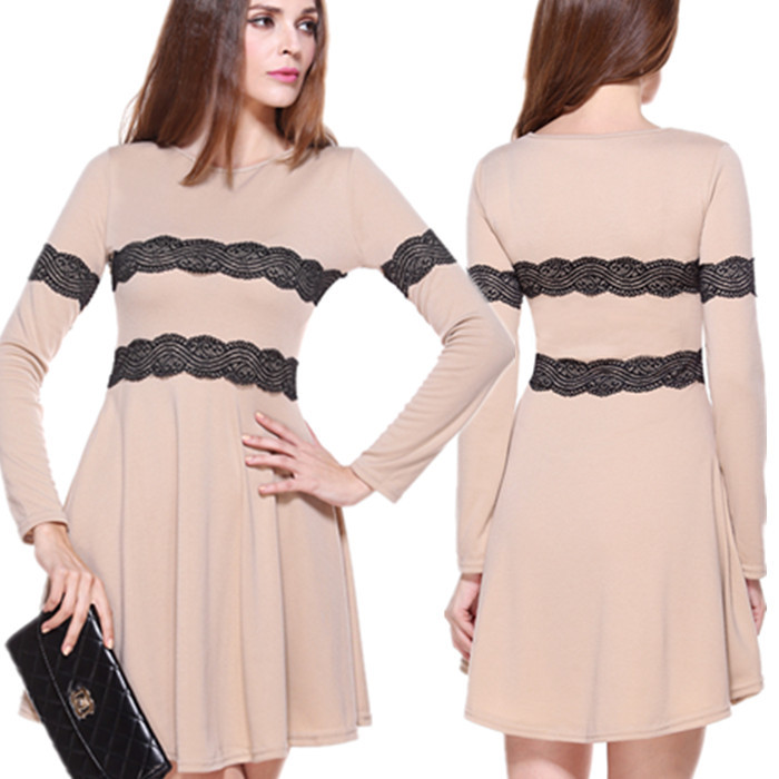 <em>ebay</em>速卖通<em>女装</em>新款 独家实拍 欧美秋冬长袖连
