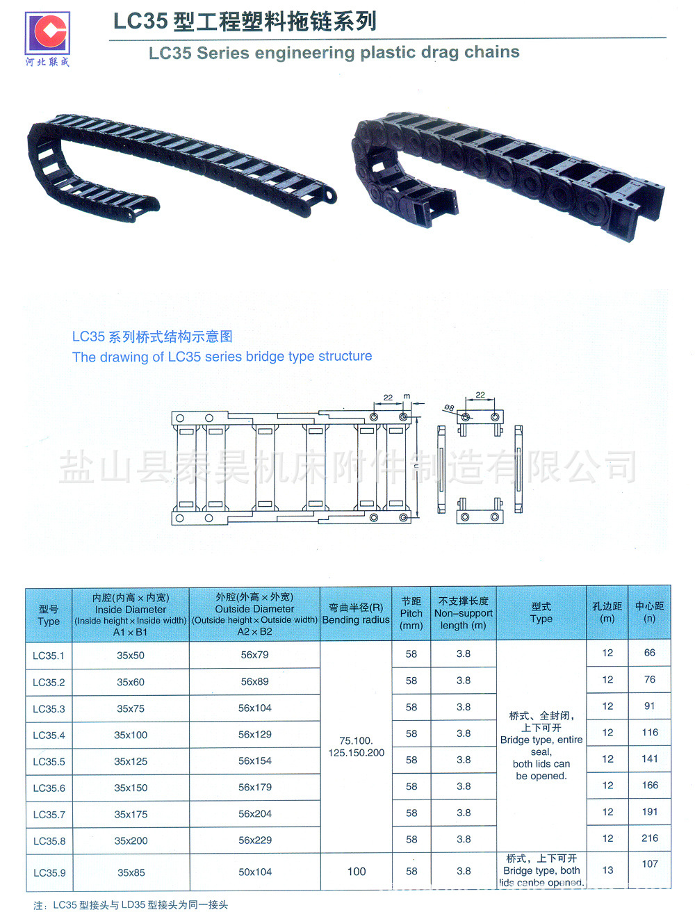 厂家现货供应高品质塑料拖链 雕刻机专用25*57塑料拖链 坦克链
