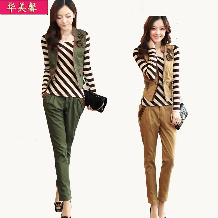 2014<em>春装女装</em>新款运动休闲<em>套装</em>女春秋时尚职