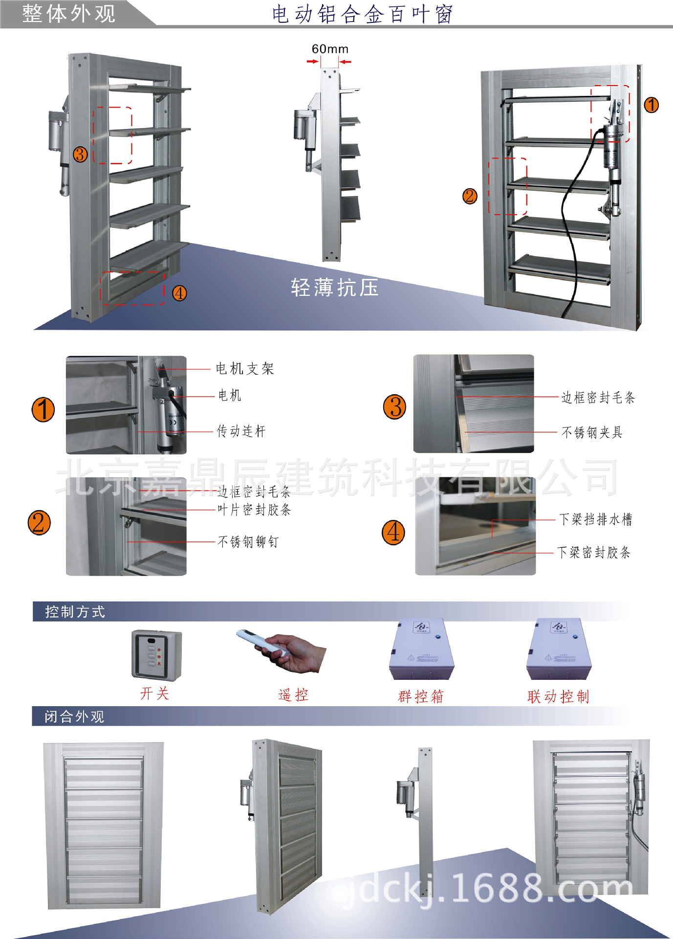 当电机出现故障时依然可以开启百叶窗,保障发电机正常工作      2