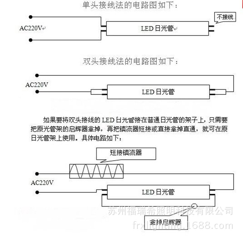 飞凡灯管安装图