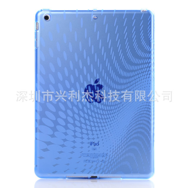 新款  ipad air雨滴紋 軟膠清水套工廠,批發,進口,代購