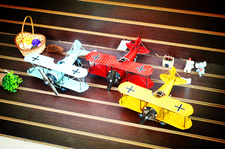 【【创绩】复古儿童玩具 二战飞机模型 精致礼