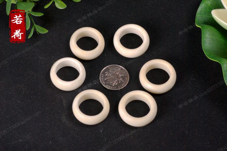 天然牛骨戒指3