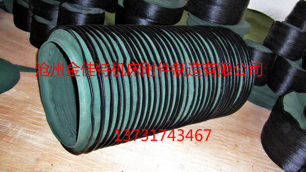 缝制帆布油缸防护罩,缝合式帆布防尘套供应