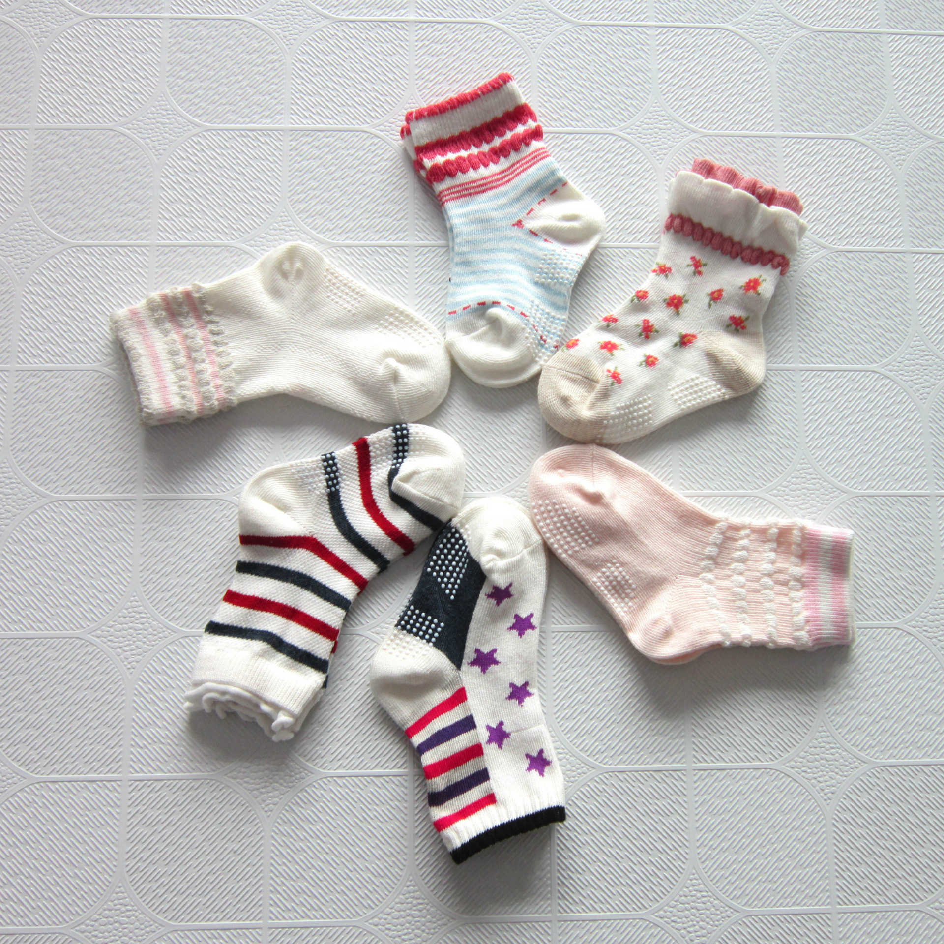 丝袜-全棉点胶宝宝袜子批发 淘宝赠品 儿童袜子