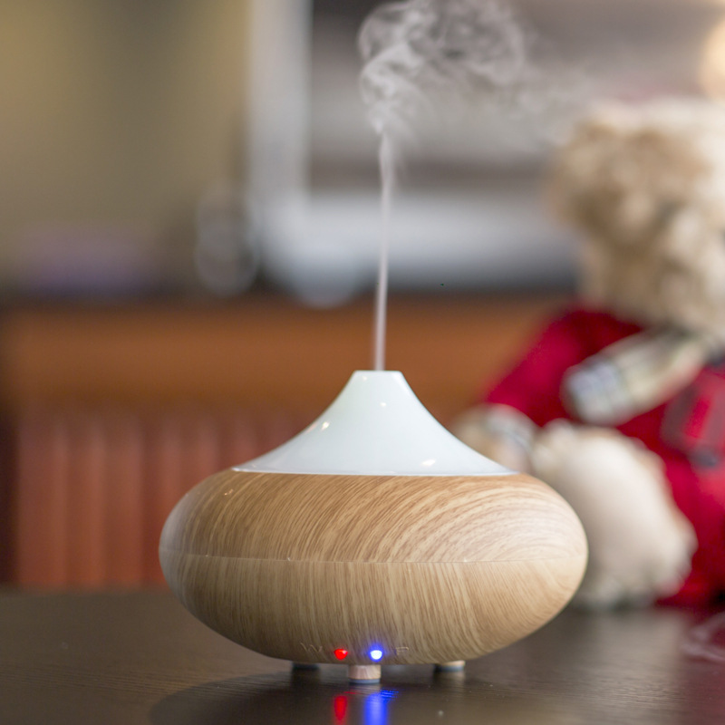 【秋季新品】 上海家居空调香薰机加湿器|木纹超声波 空气净化器