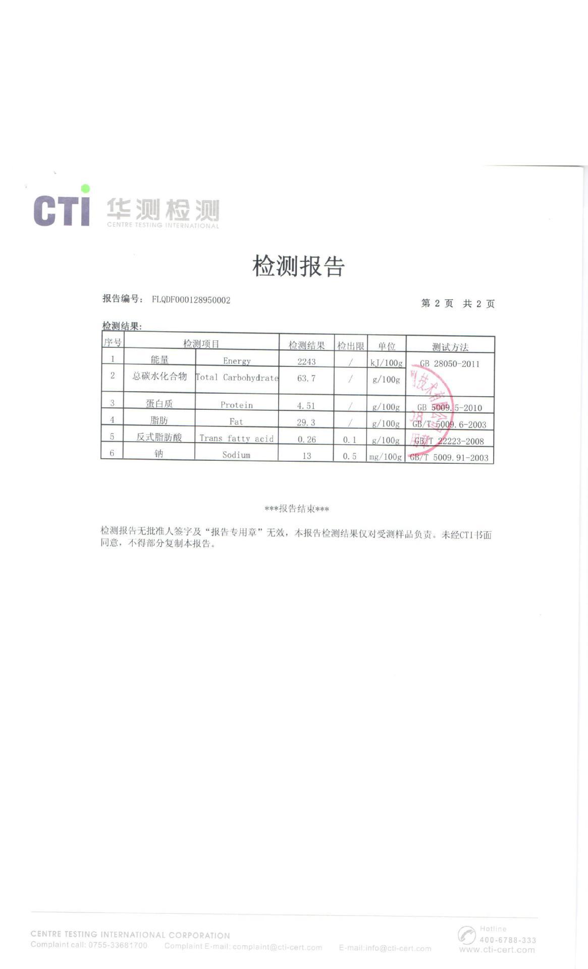 检测报告全5