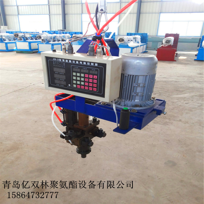 【PU仿木标识牌浇注机聚氨酯仿木高压牌浇注标识电力设备图片