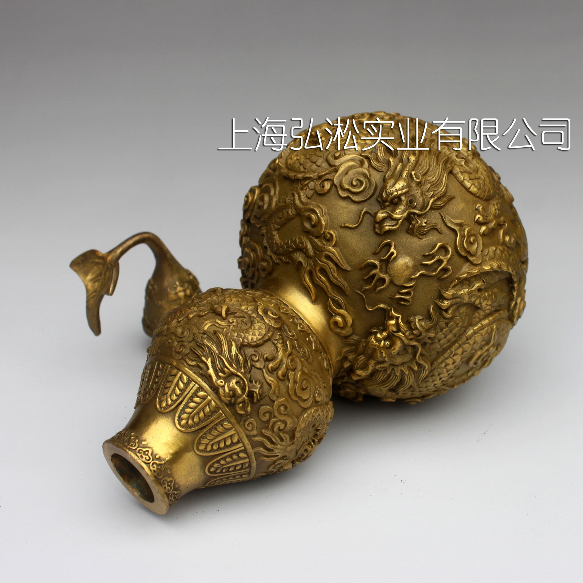 弘淞 开光 纯铜葫芦风水摆件 招财镇宅 化煞辟邪 家居工艺品