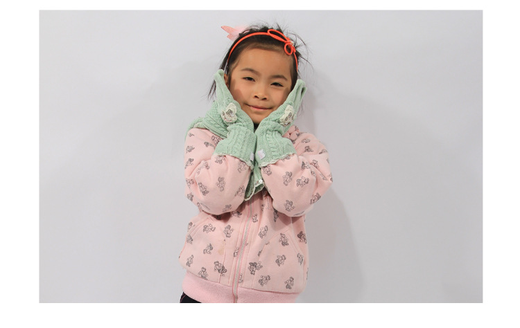 4春季自主品牌<em>手套</em>韩版纯色花朵<em>女式长手套</em>时