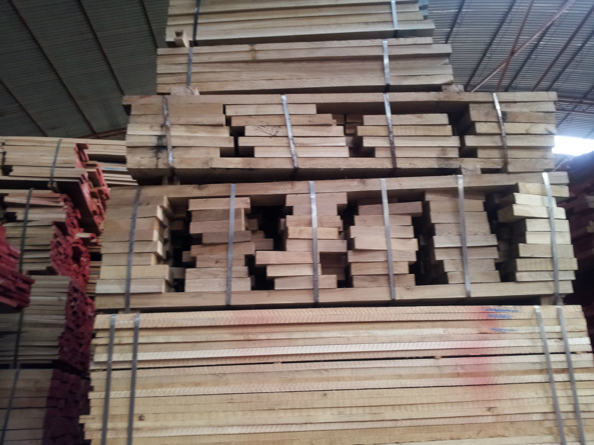 美国欧洲 红橡 橡木白橡板材 低价处理 图片