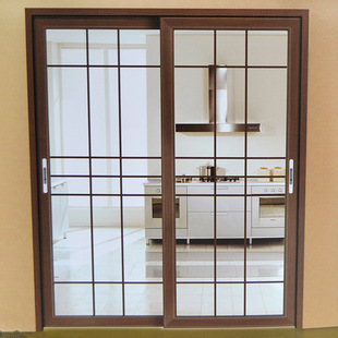 【鑫艺轩】铝合金推拉门 玻璃平移门 客厅玻璃门 左右移动门