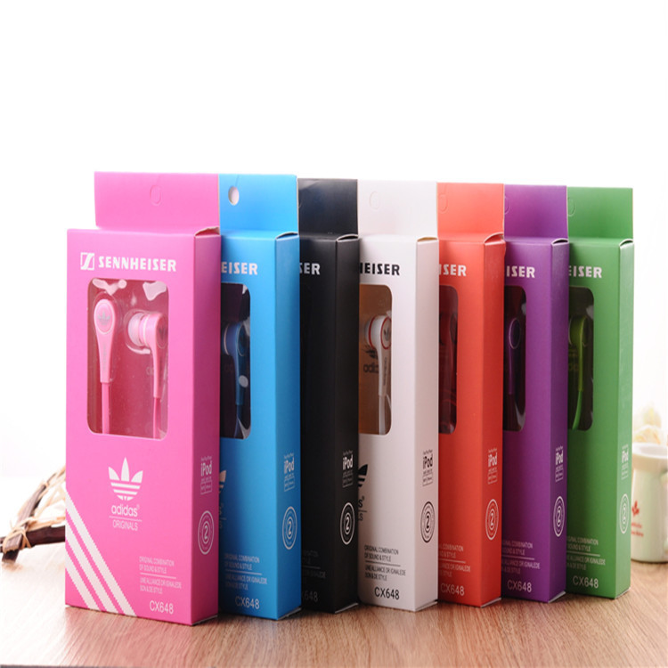 广告录音 厂家直销 七色盒装精品面条线耳机 4