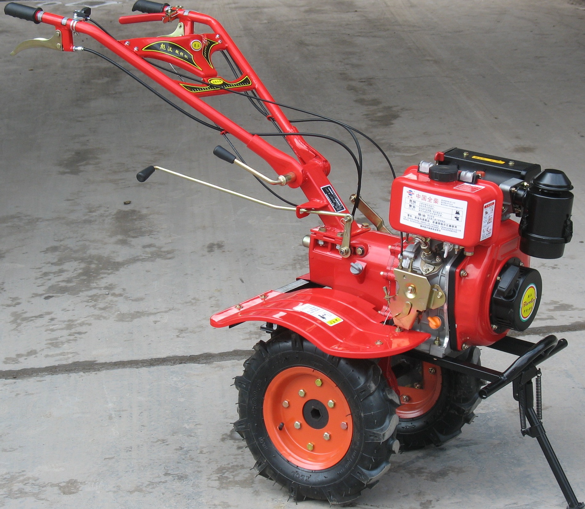 购彪汉牌170柴油微耕机,5马力微耕机,最小的