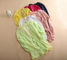 淘宝货源:淘货源棉麻<em>针织开衫</em>女装长袖<em>超薄</em>夏