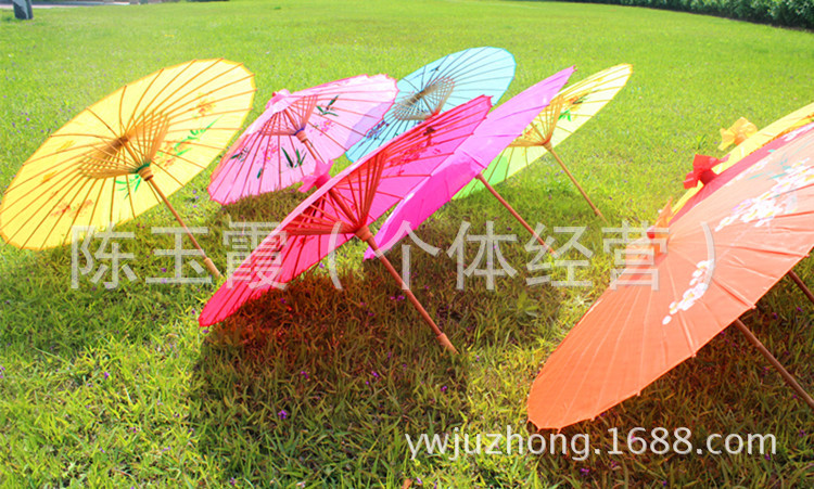 綢佈傘 道具傘