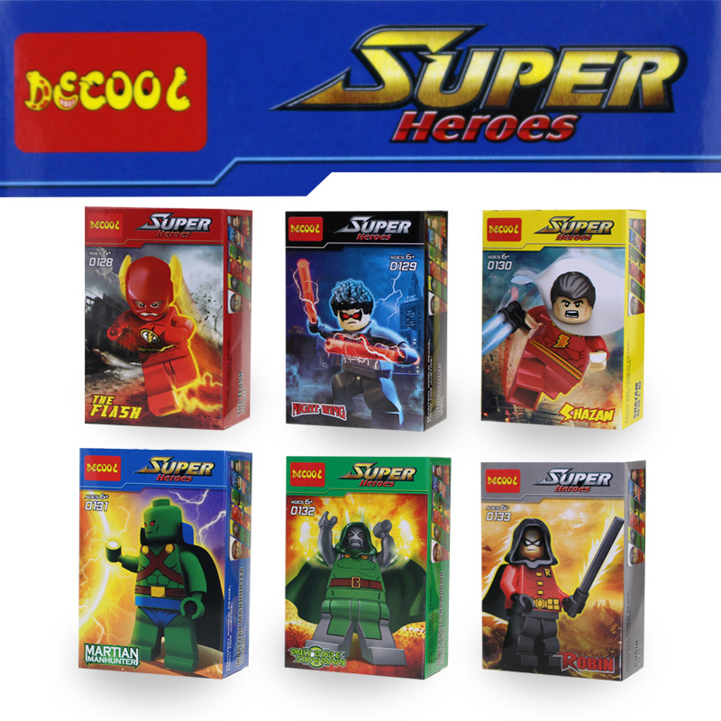 积木-得高积木复仇者联盟0116-0121益智拼装