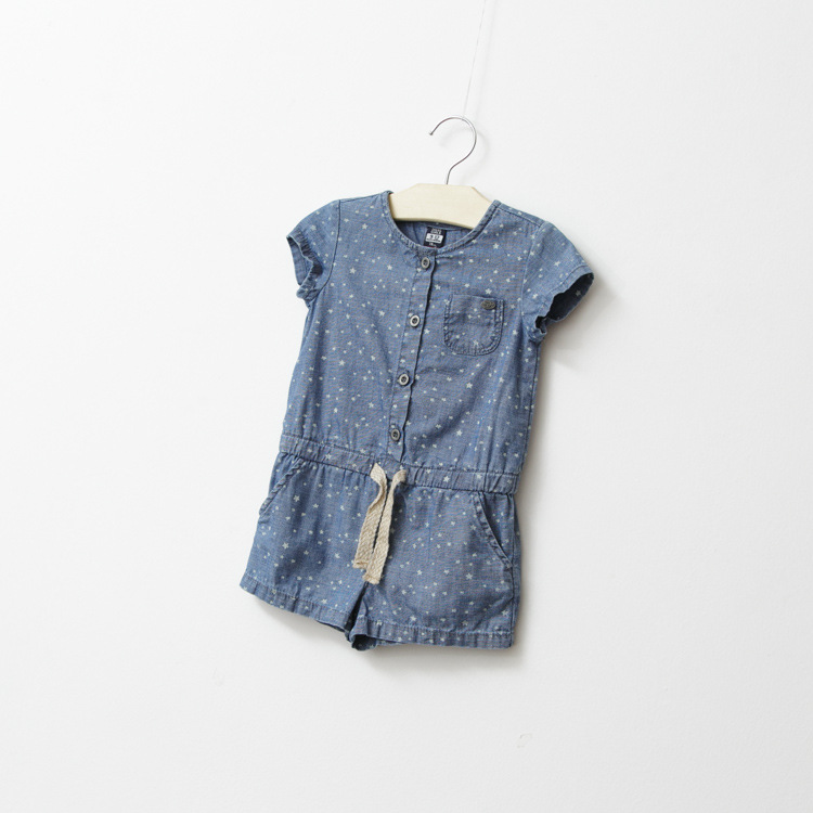 6214 外贸 原单星星抽带<em>儿童连体短裤 图片</em>_高