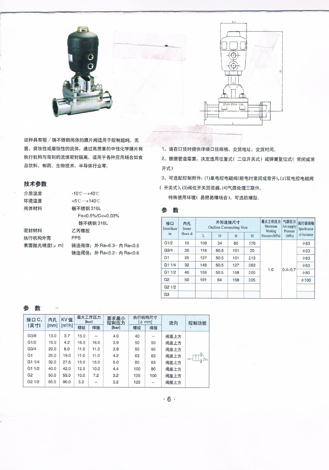 氣動隔膜閥圖紙