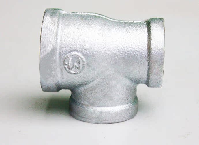 【厂家直销批发生产玛钢管件侧孔三通铸铁三通