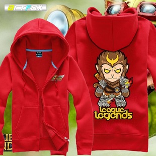 购男式卫衣-英雄联盟Q版卫衣 齐天大圣猴子 皇
