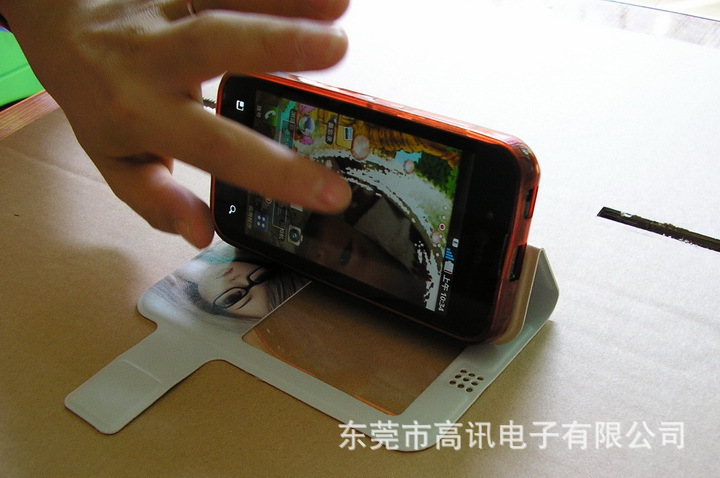 韩款万能卡通手机保护皮套 开窗美女皮套 卡通