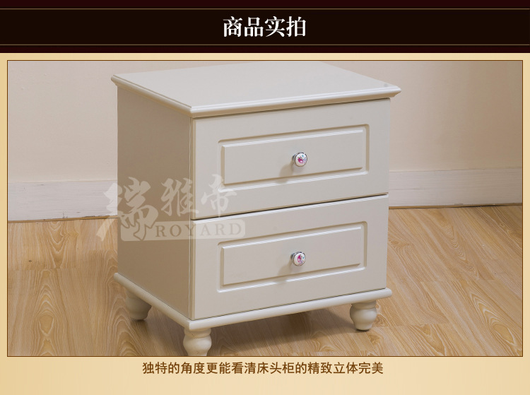 特价批发实木储物韩式床头象牙白特惠 产品质量保证