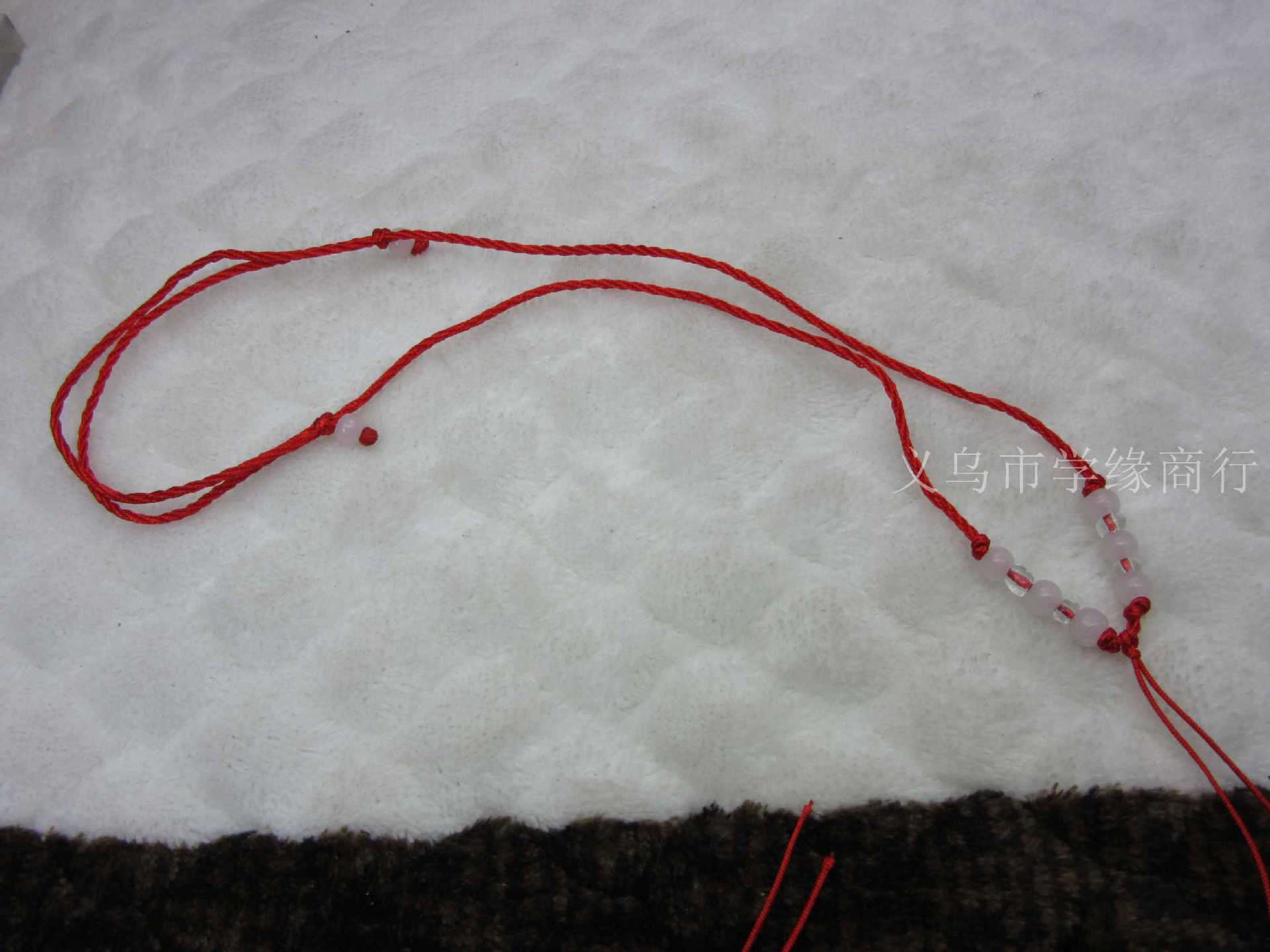 【批发】编织红绳项链绳 吊坠项链绳 玉石项链绳
