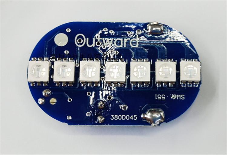 自行车灯-12色自行车风火轮 辐条灯夜光灯 7L