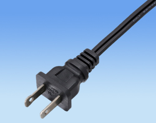 电源线-供应美式二插极性和非极性插头(图)-电