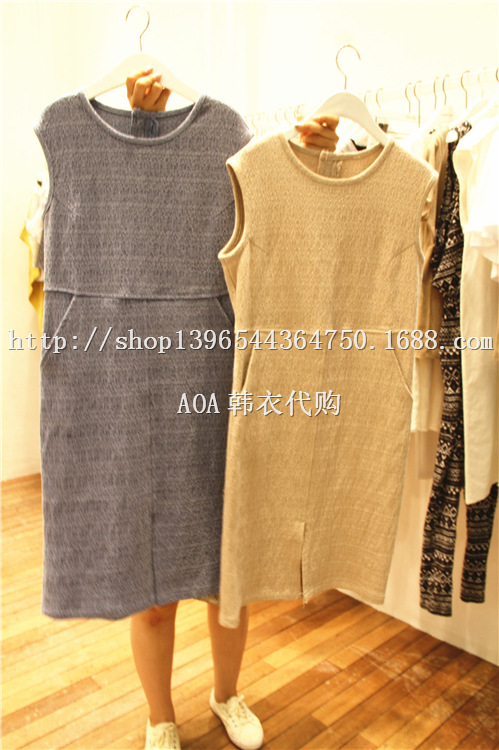 2014夏季新款*<em>AoA</em>*韩衣东大门代购<em>女装</em>纯色修