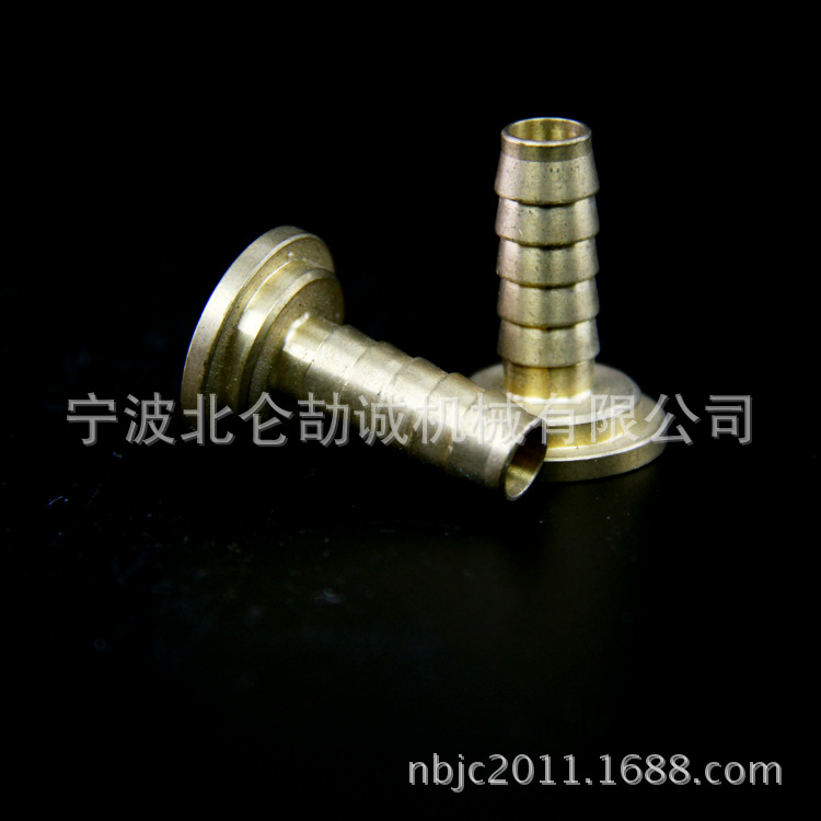 厂家直销非标气压设备螺纹管接头 数控CNC自动加工精密铜材车削件