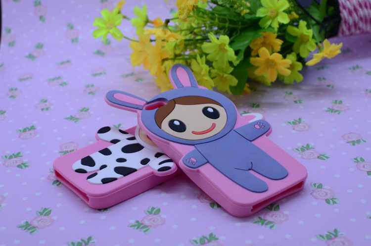 手机保护套-梨花娃娃iphone5/5S手机壳 <em>苹果</em>4