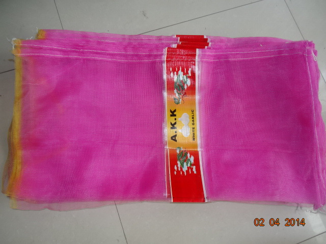 【实力厂家供应兰颜色PE圆丝大蒜网眼袋】