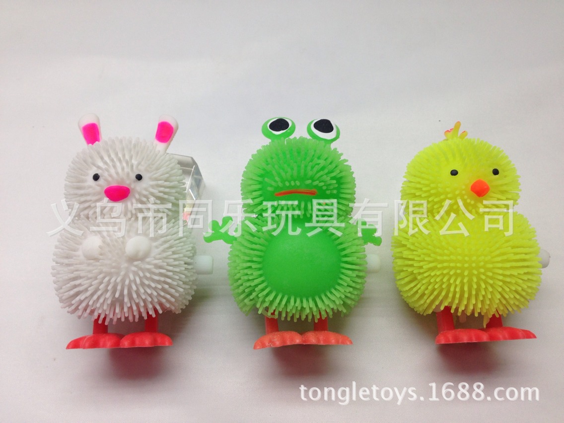 【厂家热销 TPR发条闪光动物毛毛球 会动的玩具 混批 小额批发混批】价格,厂家,图片,球类玩具,义乌市同乐玩具有限公司-马可波罗网