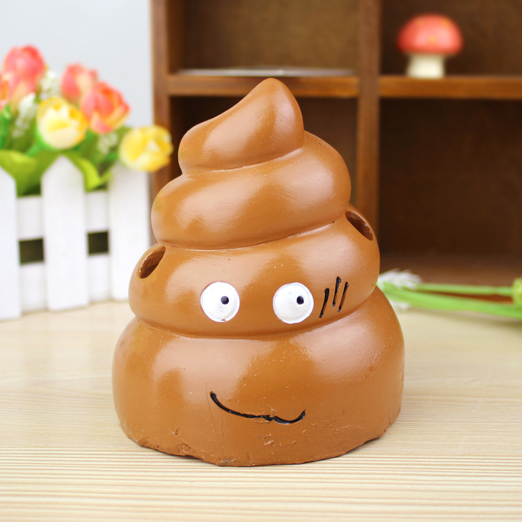 批发采购塑料、树脂工艺品-重口味一坨屎树脂摆件 大便造型恶搞娃娃 整人创意礼品 