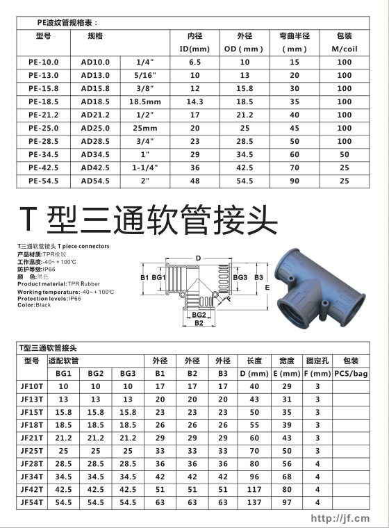 T三通