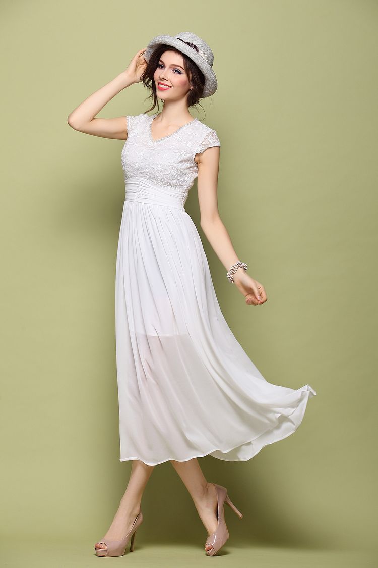 欧洲站2014<em>春季新款女装</em>裙子波西米亚长裙飘